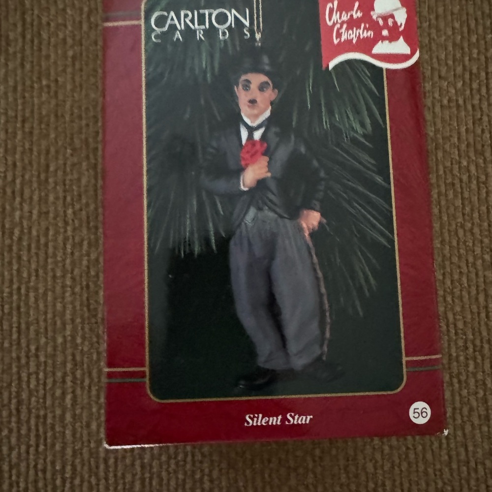 Charlie Chaplin Carlton Cards Heirloom Collection Christmas ornament